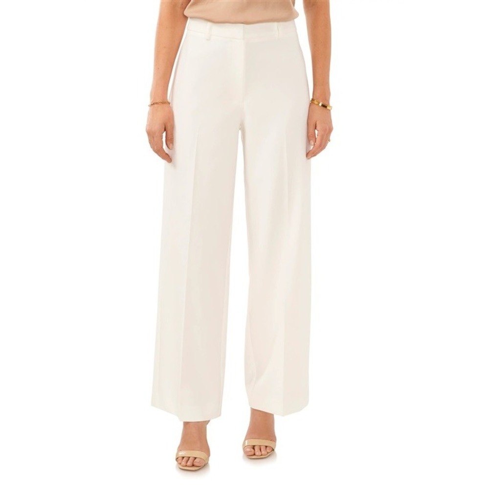 NWT Vince Camuto 14 Wide Leg White Dress Pants 132011